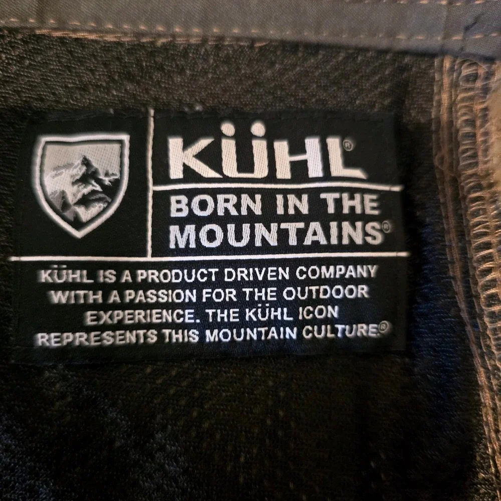 KUHL Renegade Shorts Men's 34 Brown Gray Hiking Outdoor Cargo Style 5121